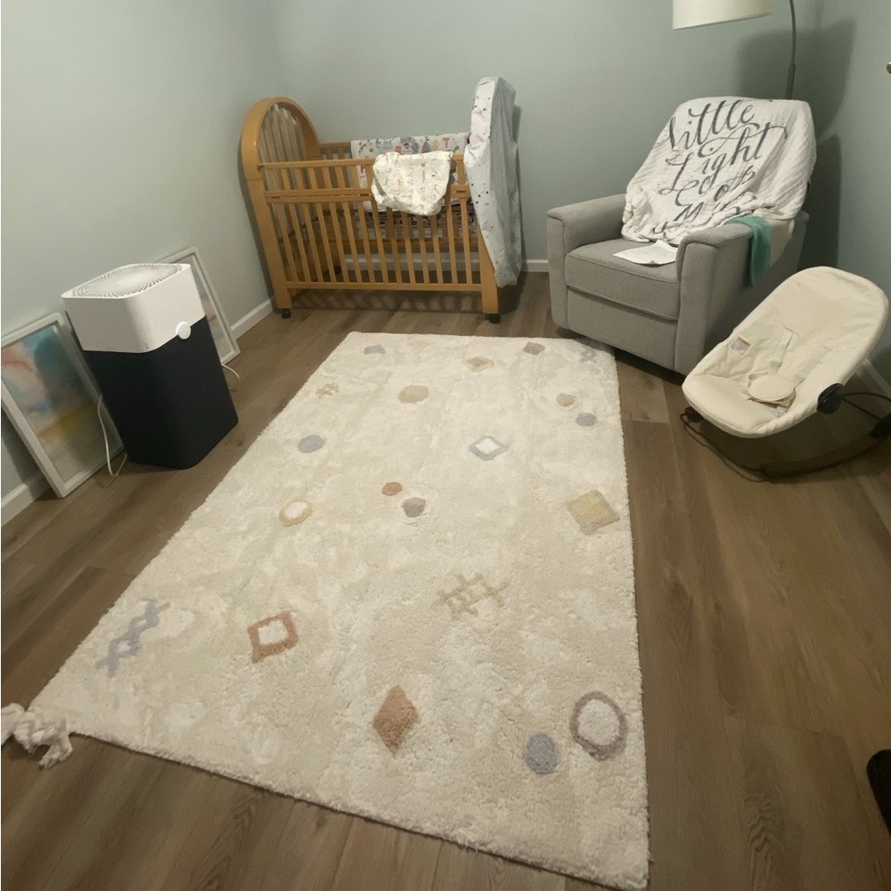 Lorena Canals Kim Washable Rug, White Mutli